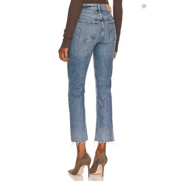 Citizens of Humanity Isola High Rise Cropped Bootcut Jeans Blue Women's Size 29 - Picture 2 of 7